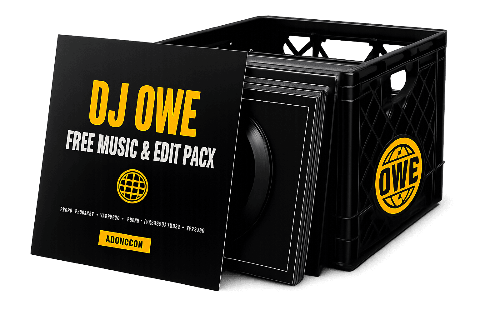 DJ OWE Free Music and Mixtapes record crate